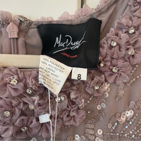 Mac Duggal 93595 Sequin Midi Dress - Picture 5 of 6